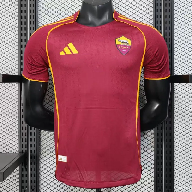Camiseta Roma 2025/26 LOCAL MANGA CORTA VERSION JUGADOR